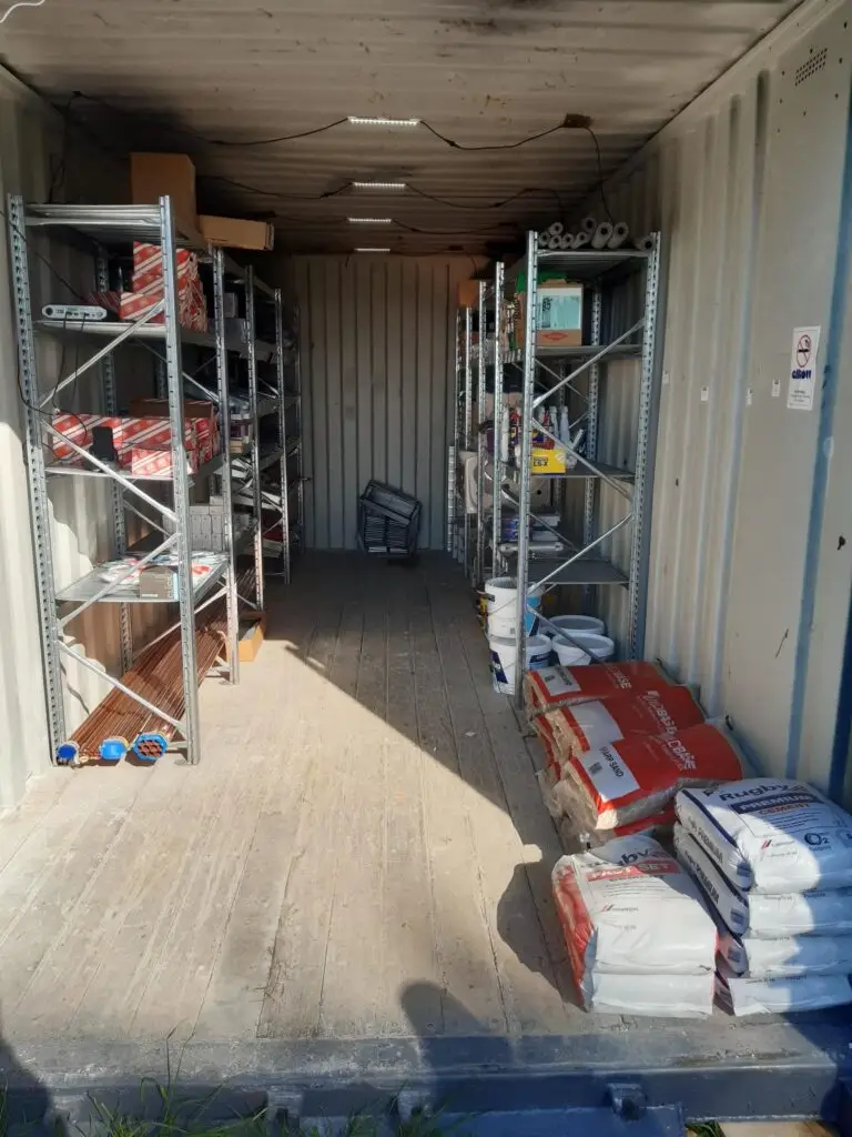 Warehouse full of supplies