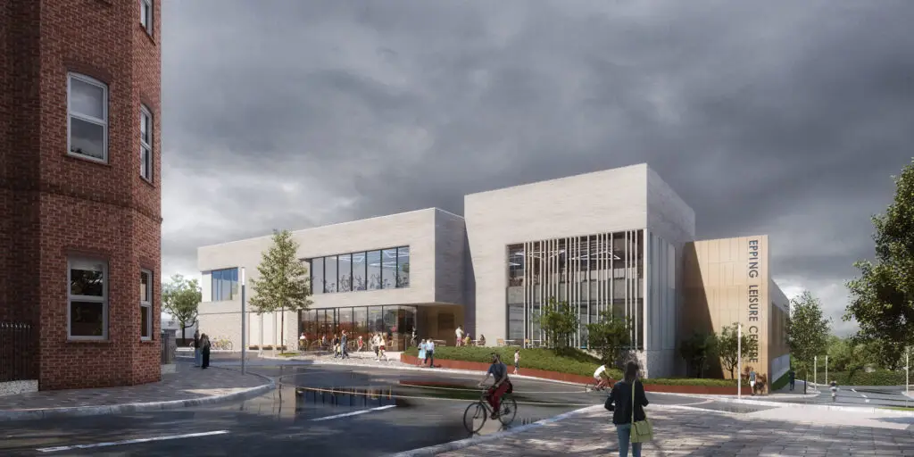 CGI images of Epping Leisure Centre
