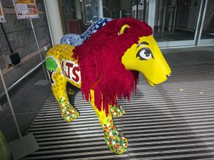 ‘Roarderton’ little lion is sponsored by Alderton Junior Primary School
