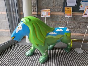 ‘Horatio the Hereward Hero’ little lion is sponsored by Alderton Junior Primary School