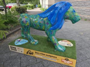 ‘Roary the Lion’ is sponsored by Qualis Property Solutions