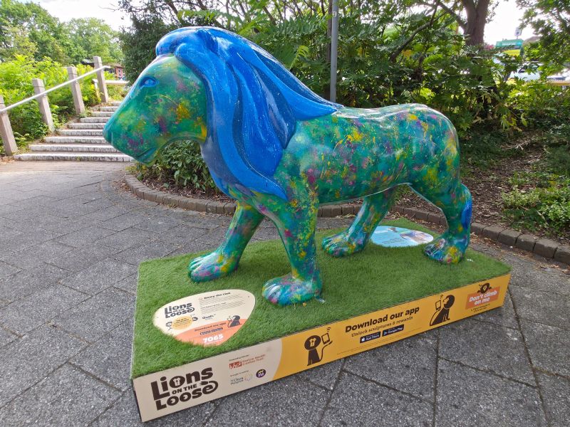 ‘Roary the Lion’ lion in Loughton